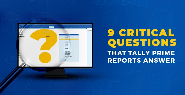 Critical questions that Tally Prime reports answer