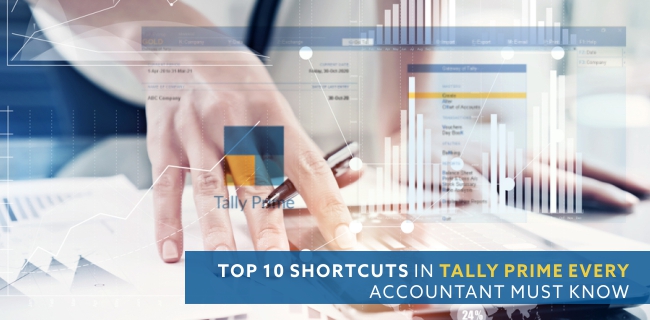 Top 10 shortcuts in Tally Prime every accountant must know