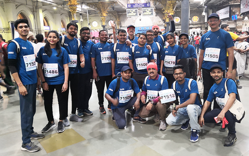Antraweb team at Tata Mumbai Marathon 2020 Dream run